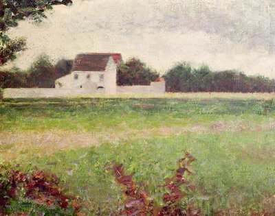 Landscape in the Ile-de-France, 1881-82 by Georges Seurat